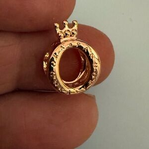 Rose Gold Crown Charm for Women Jewelry